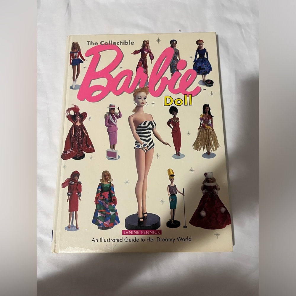 A rare vintage 1996 Barbie coffee table book.